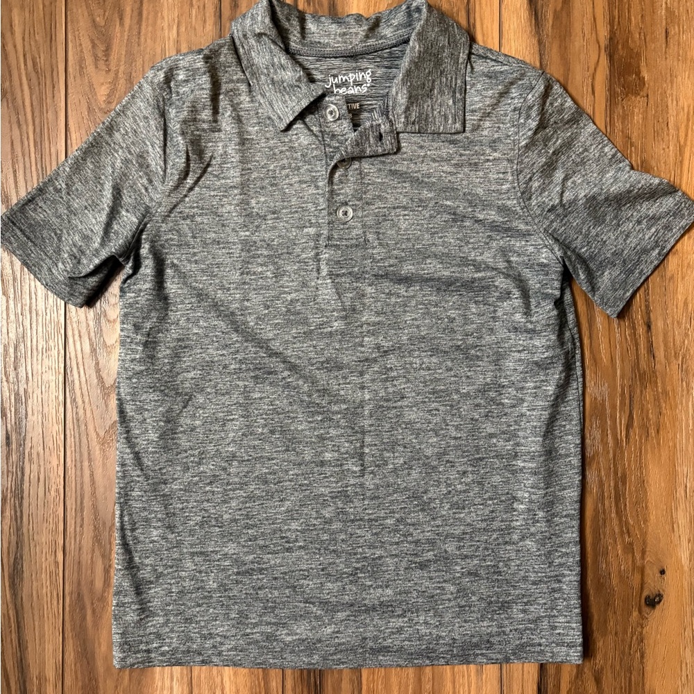 jumping beans Gray Heather Active Polo